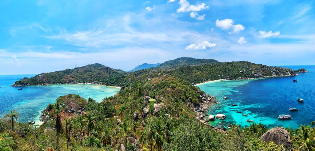 View overlooking the Gulf of Thailand