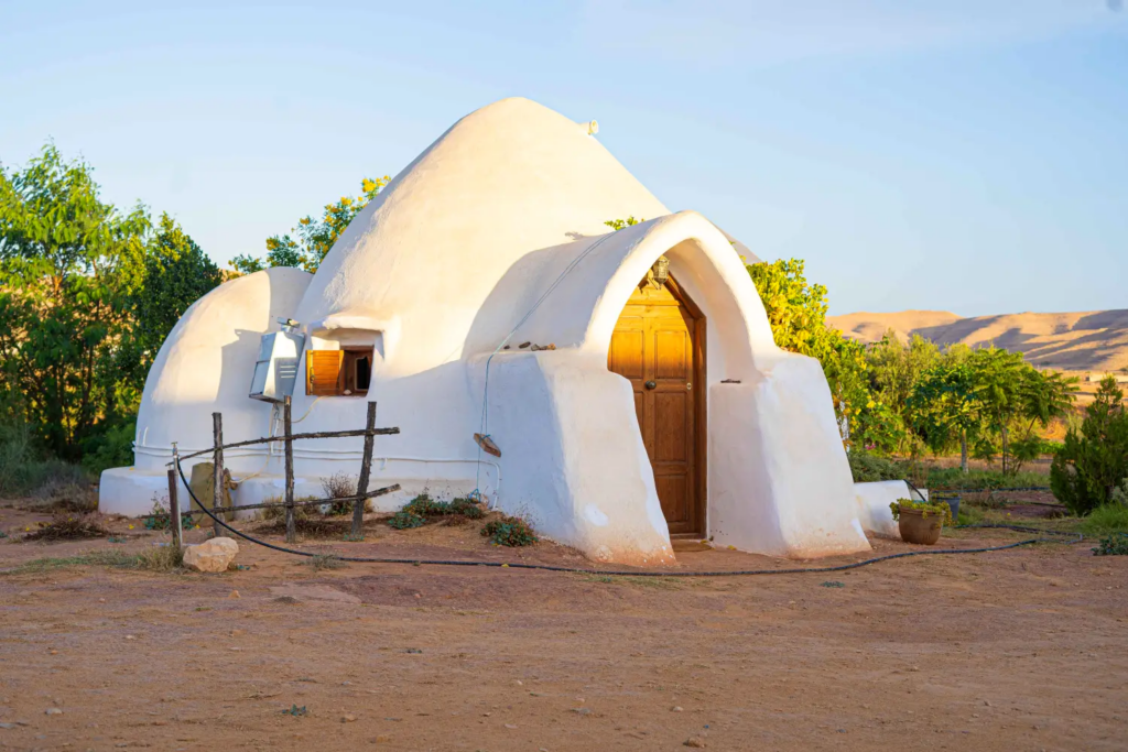 One of the homes in Tiss’s eco-lodge (Destination Dahar)