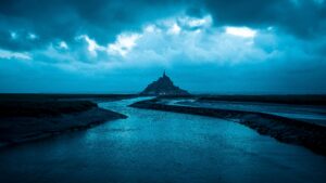 Mont Saint-Michel in France, A UNESCO world Heritage Site