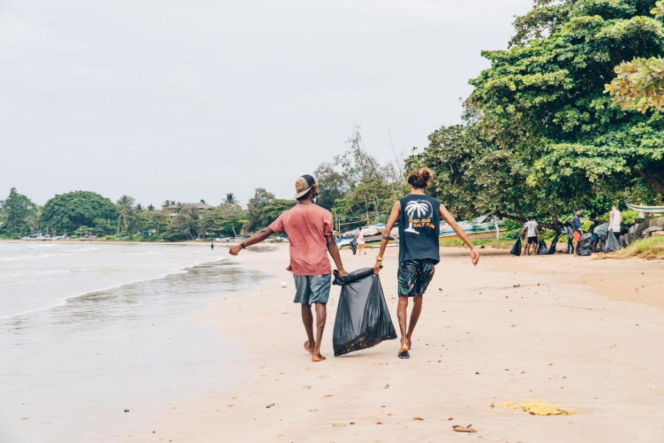 picking up trash is a meaningful way to contribute to a place